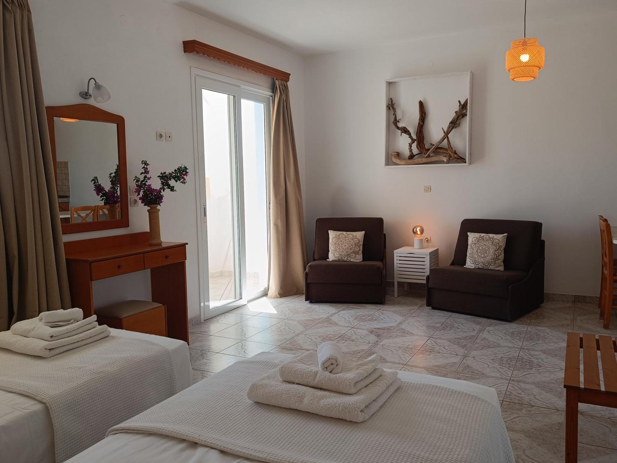Studios Fokia Beach Amoopi Dış mekan fotoğraf