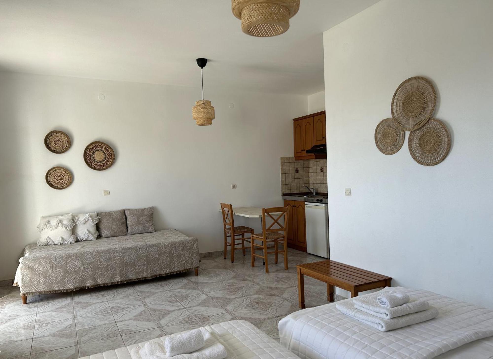 Studios Fokia Beach Amoopi Dış mekan fotoğraf